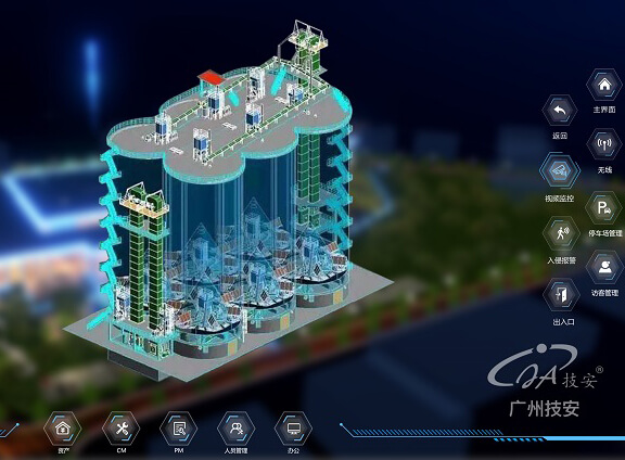 智慧園區(qū)BIM技術(shù)所構(gòu)建的模型